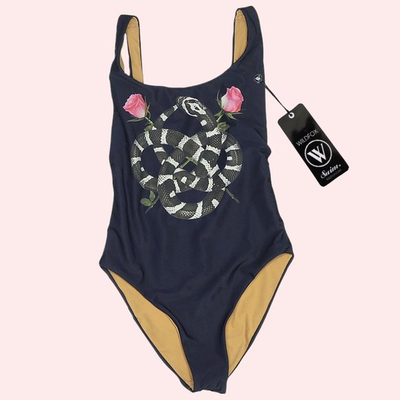 Wildfox Other - NWT WILDFOX Candice swimsuit in Snake Charmer